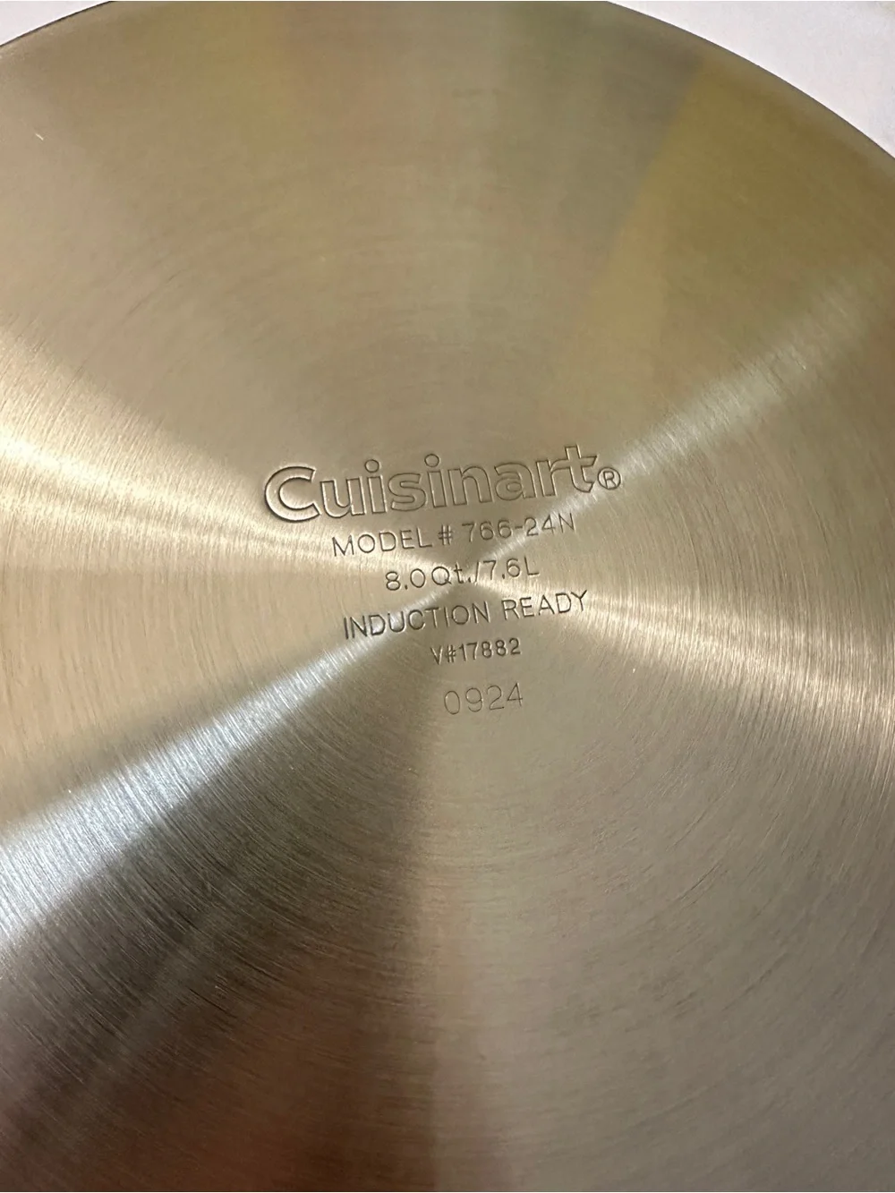 Cuisinart 766-24N Stainless Steel Stock Pot with Glass Lid - Silver - Picture 4 of 4